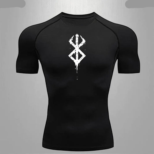 Short Sleeve Compression T-Shirt 🤍🖤🩶
