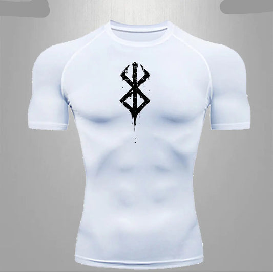 Short Sleeve Compression T-Shirt 🤍🖤🩶