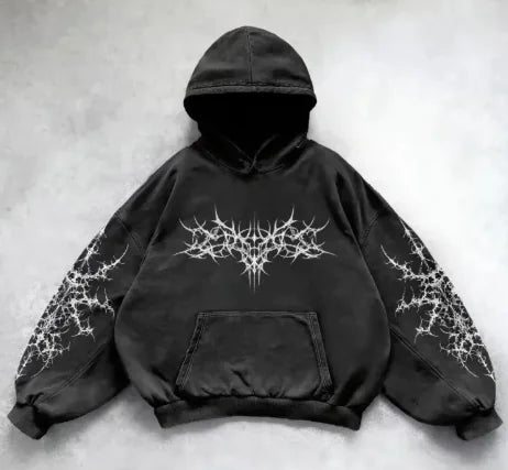 Washed Oversized Gym Hoodie