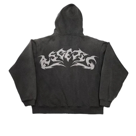 Gothic Gym Hoodie🖤🤍